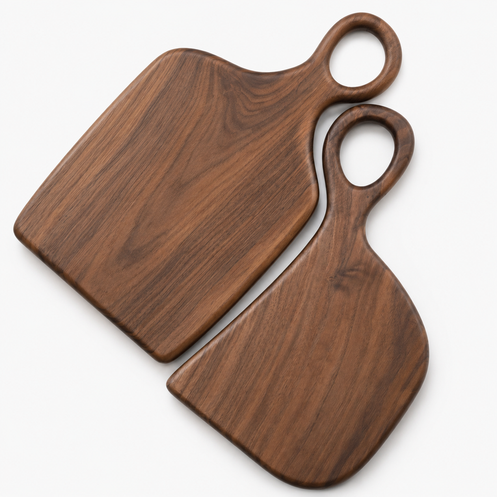 2-Piece Walnut Cutting Board Set