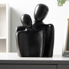 Abstract Ceramic Couple Sculpture
