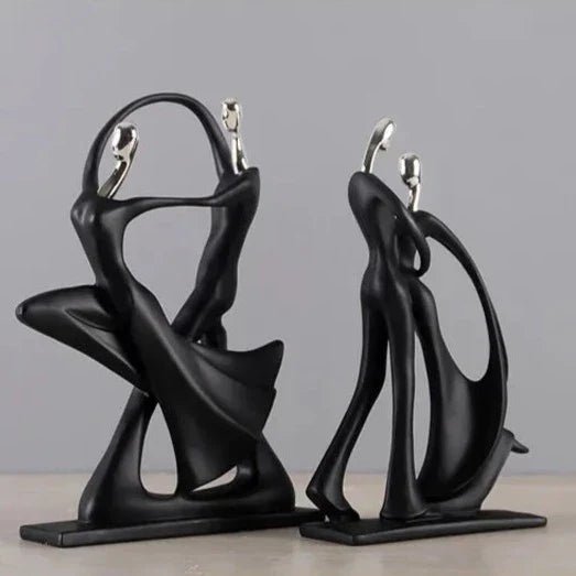 Abstract Dancing Sculpture Set of 2