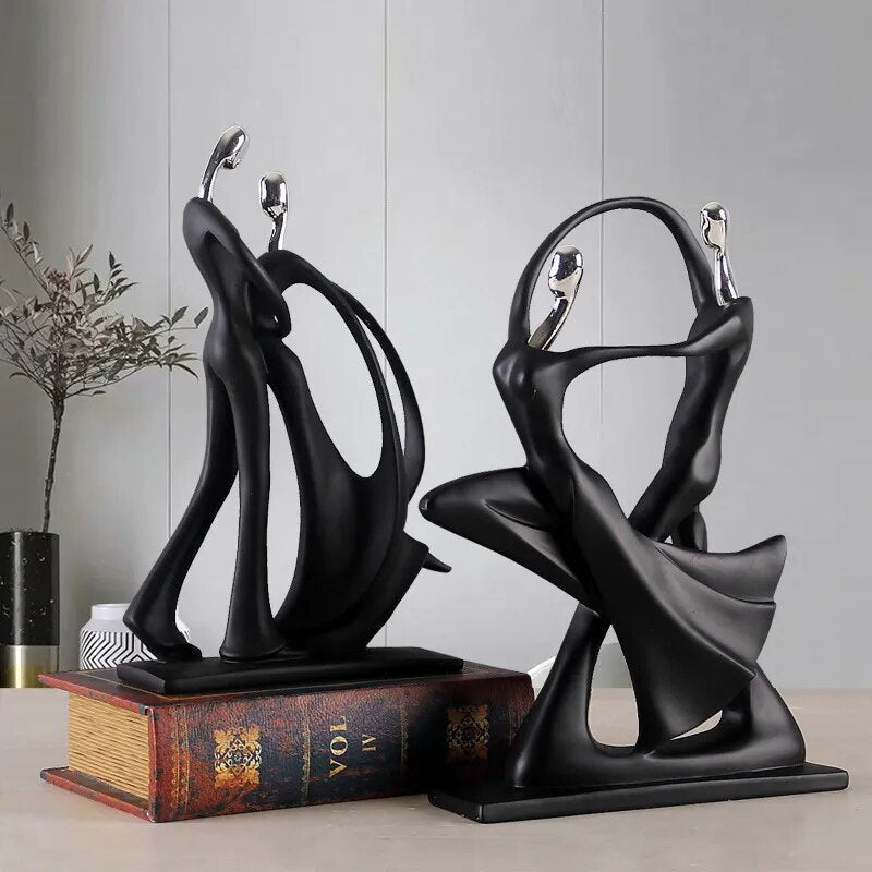 Abstract Dancing Sculpture Set of 2