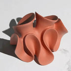 Abstract Matte Petal Sculpture