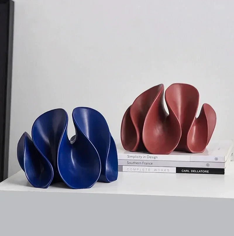 Abstract Matte Petal Sculpture