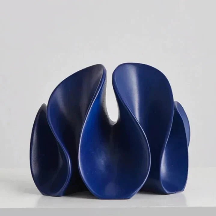 Abstract Matte Petal Sculpture