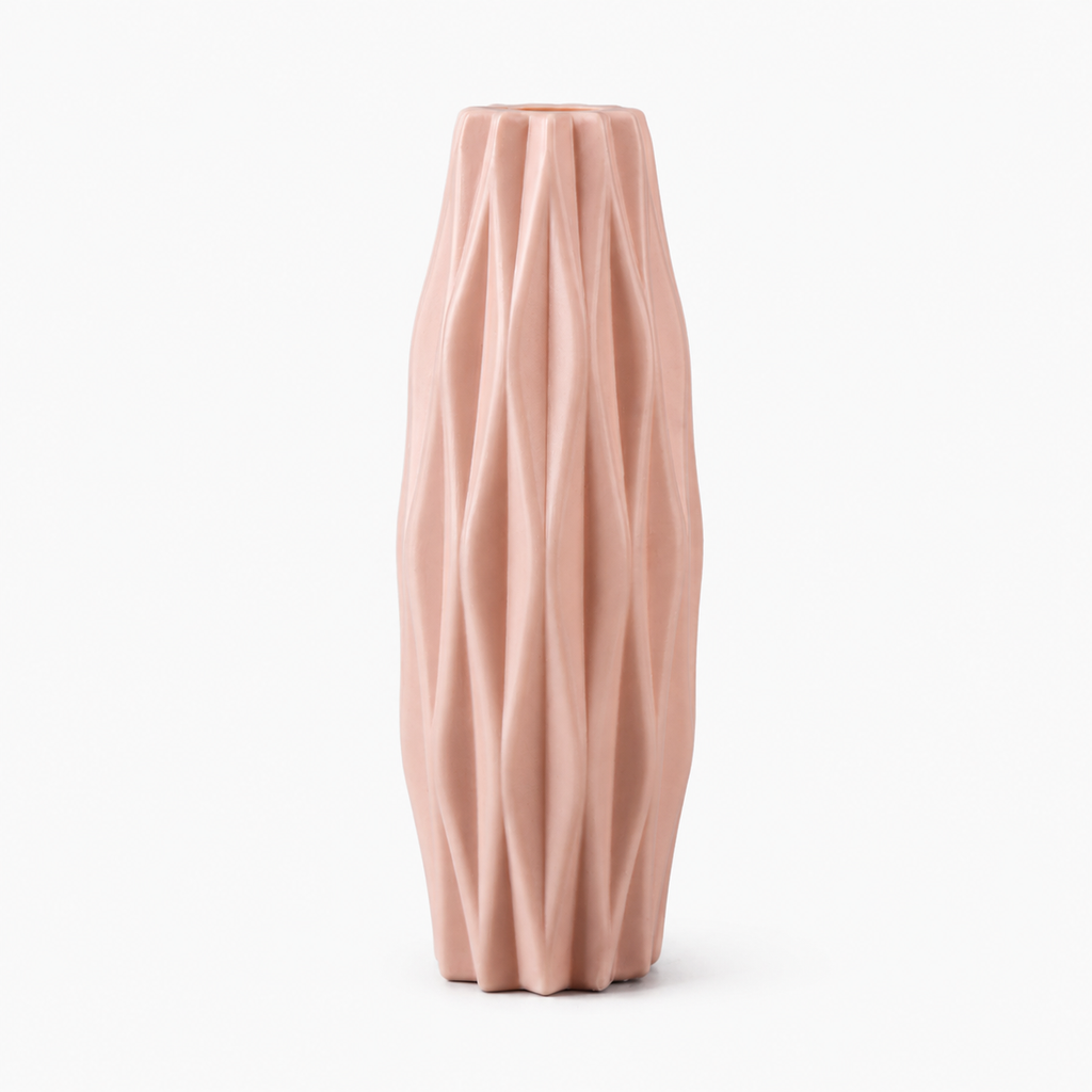 Nordic Geometric Plastic Vase 21 cm