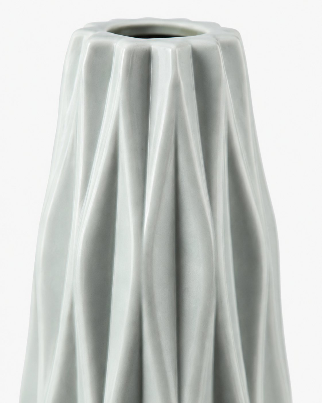 Nordic Geometric Plastic Vase 21 cm
