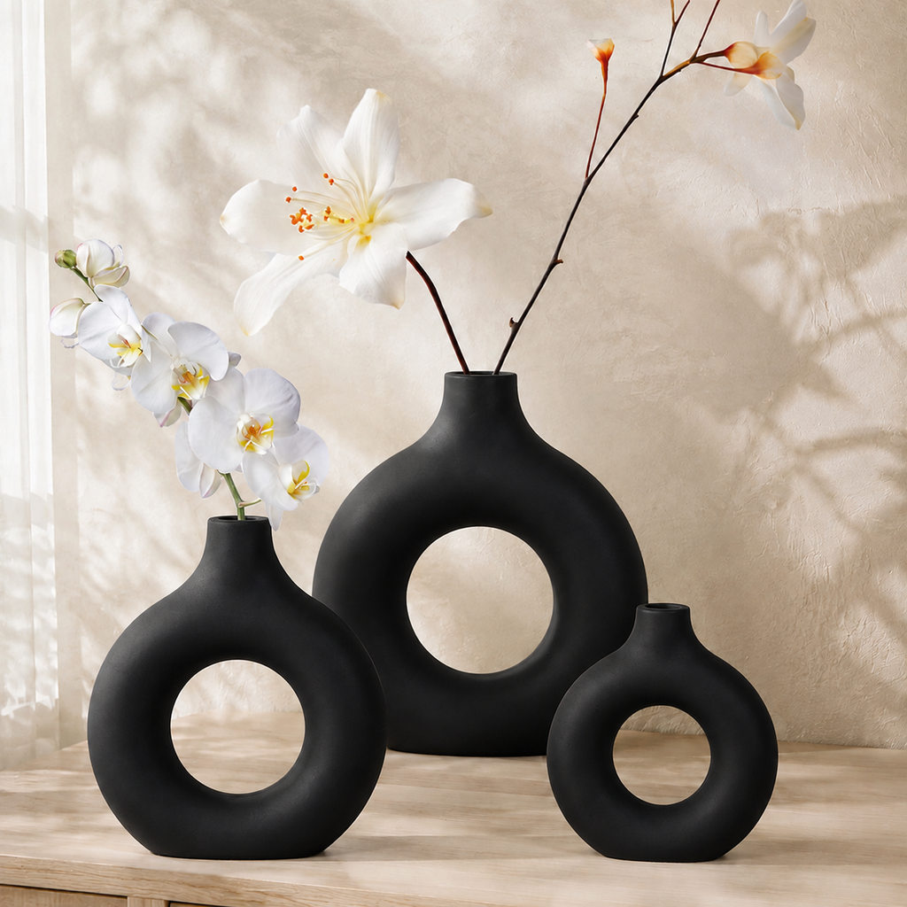 Modern Donut Shape Vase