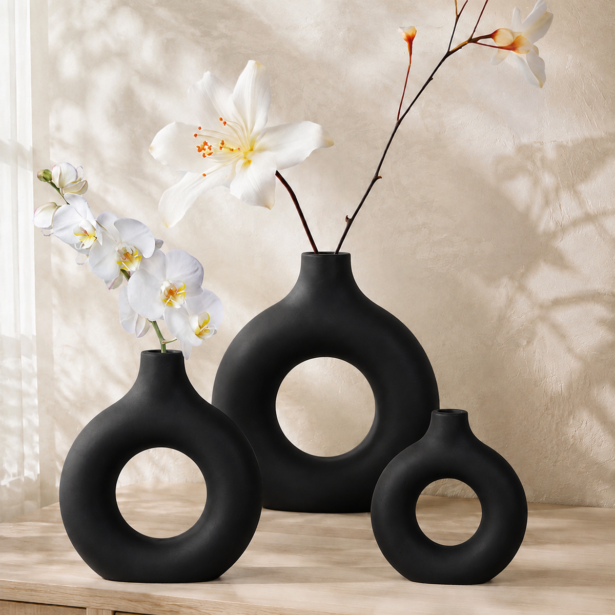 Modern Donut Shape Vase