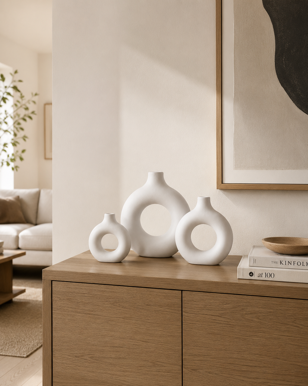 Modern Donut Shape Vase