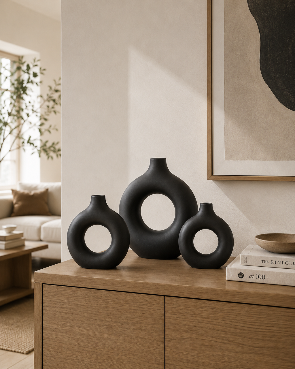 Modern Donut Shape Vase
