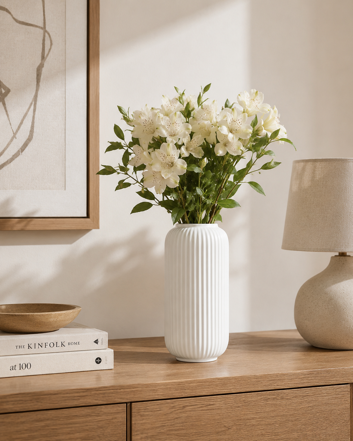 Rounded Lantern Inspired Vase