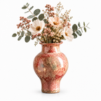 Pink Decorative Ceramic Flower Vase