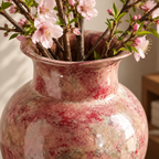 Pink Decorative Ceramic Flower Vase