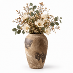 Wabi-Sabi Textured Ceramic Vase