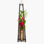Black Bamboo Japanese Wall Vase