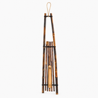 Black Bamboo Japanese Wall Vase
