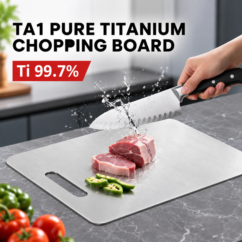Pure Titanium Cutting Board 29 × 20 cm
