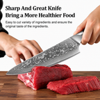 4-Piece Damascus Steel Kitchen Knife Set
