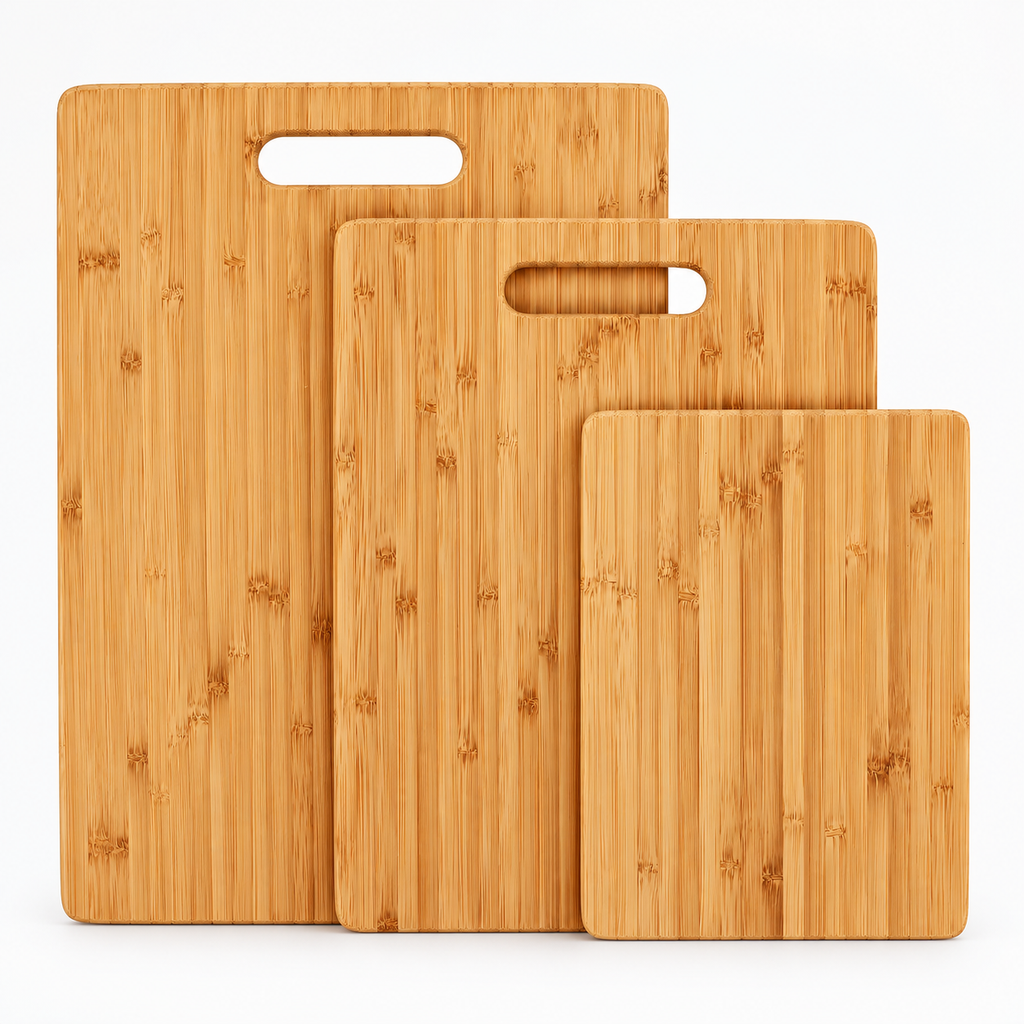 3-Piece Bamboo Cutting Board Set