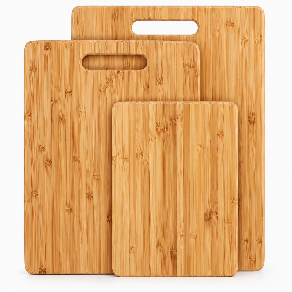 3-Piece Bamboo Cutting Board Set