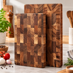 Acacia Wood Checkerboard Cutting Board