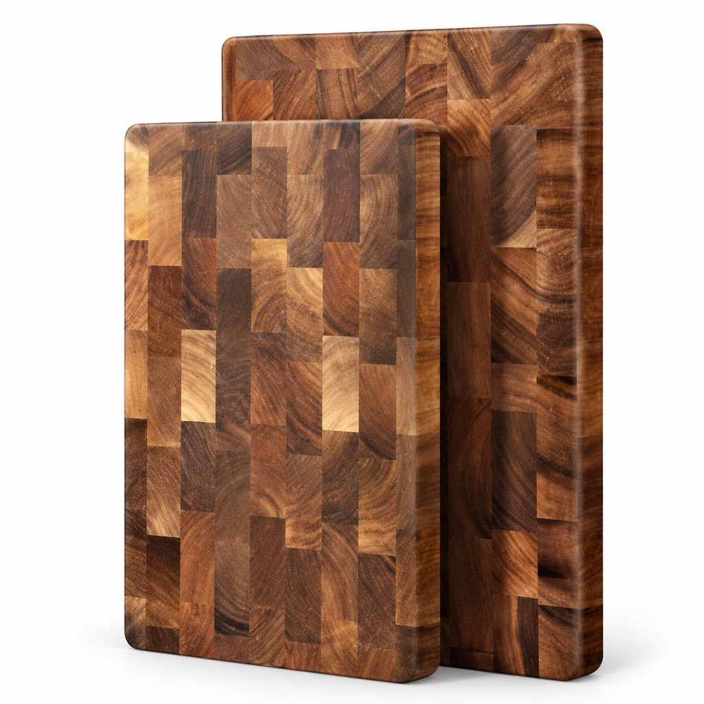 Acacia Wood Checkerboard Cutting Board