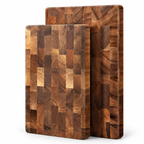 Acacia Wood Checkerboard Cutting Board
