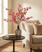 Faux Blossom Branch - FUCHSIA PINK (3 STEMS)
