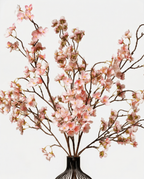 Faux Blossom Branch - OLD PINK (3 STEMS)