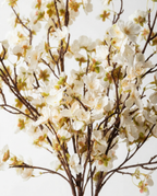 Faux Blossom Branch - WHITE (3 STEMS)