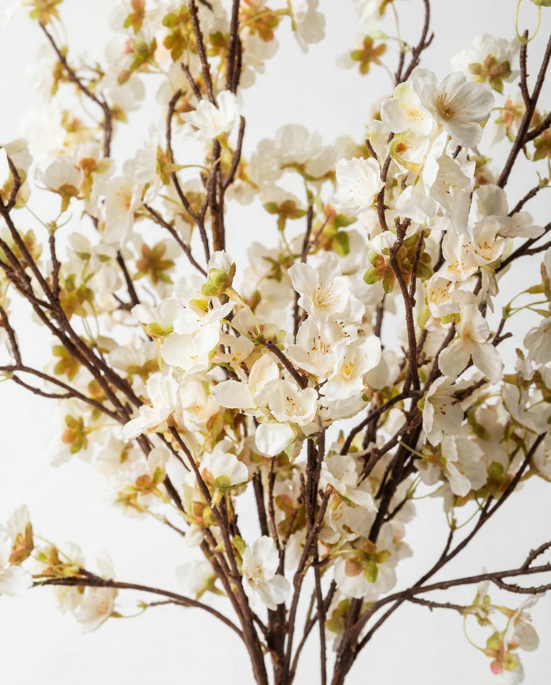 Faux Blossom Branch - WHITE (3 STEMS)