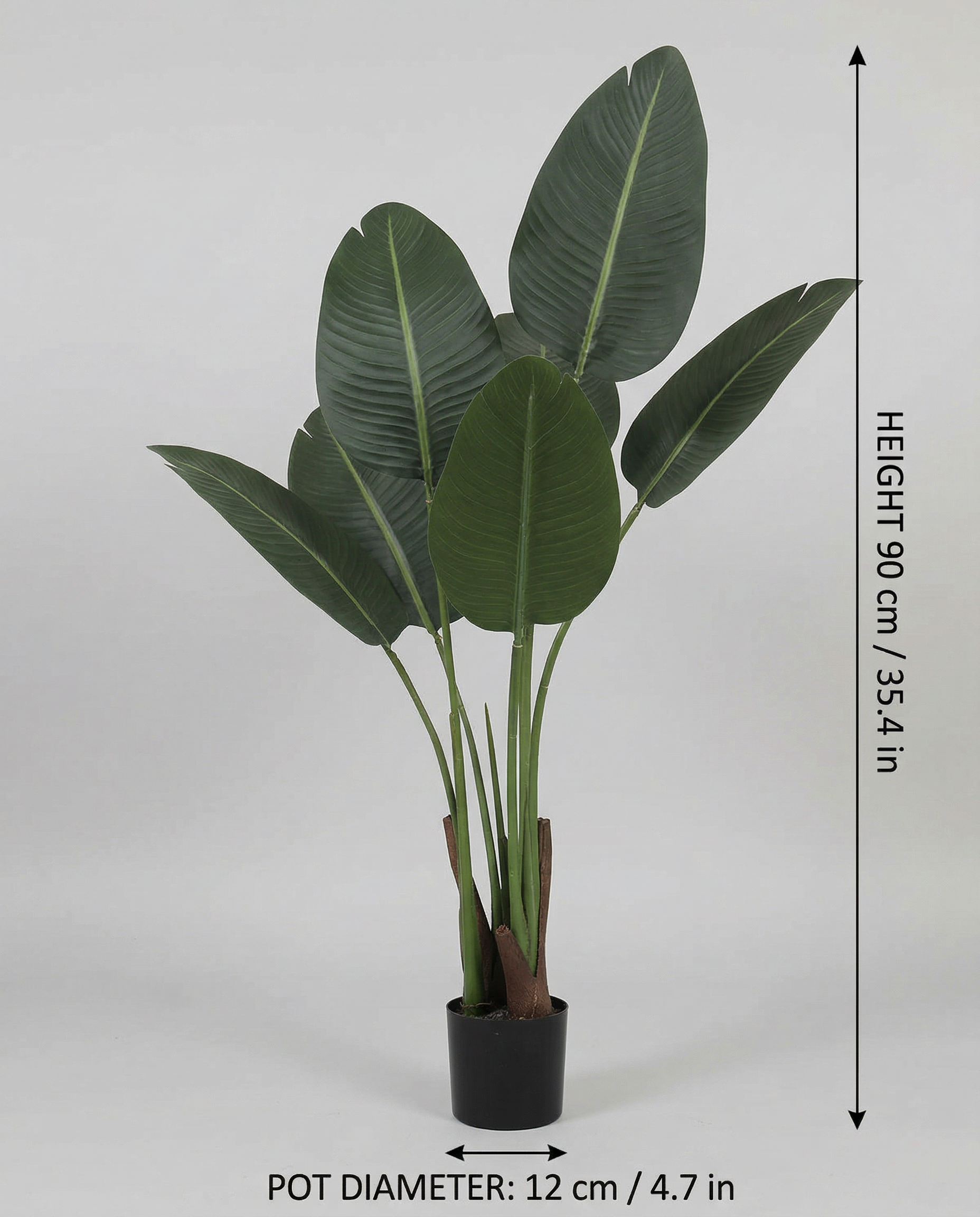Faux Strelitzia Plant 35.4" (90 cm)