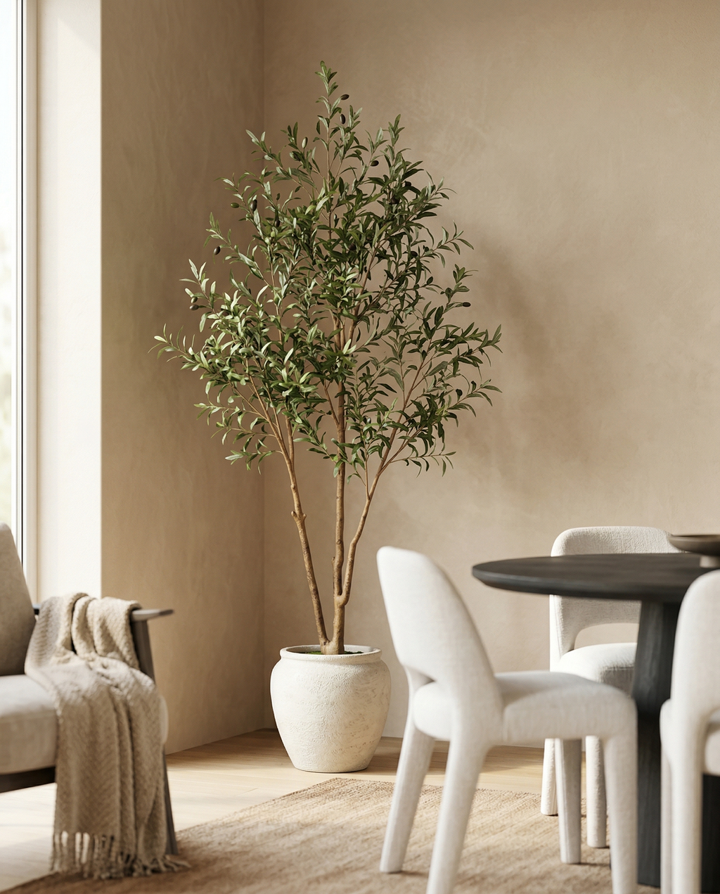 Faux Olive Tree 70.9" (180 cm) – 3 Trunks